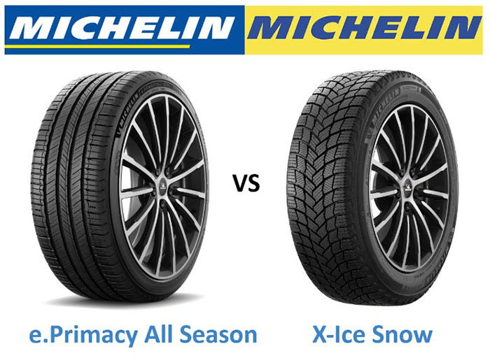 Michelin e.Primacy All Season vs Michelin X-Ice Snow — сравнение всесезонных и зимних шин