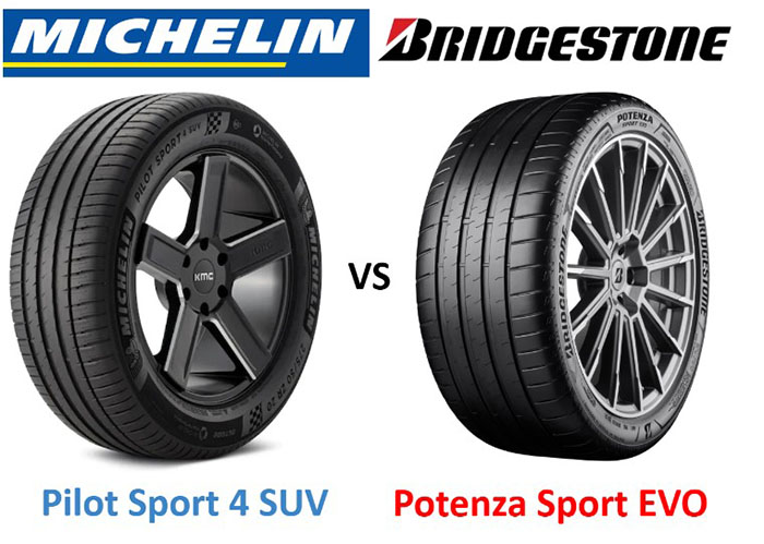 Michelin Pilot Sport 4 SUV против Bridgestone Potenza Sport Evo — настоящее противостояние в сегменте ультра-высокопроизводительных шин для кроссоверов и внедорожников, где признанный эталон PS4 SUV, утвердившийся ещё в 2019 году, сходится лицом к лицу с совершенно новой Bridgestone Potenza Sport Evo 2026 года — претендентом следующего поколения, созданным для расширения границ производительности. Вопрос прост: сможет ли новый challenger свергнуть проверенного короля, или старая гвардия по-прежнему доминирует? Давайте выясним.