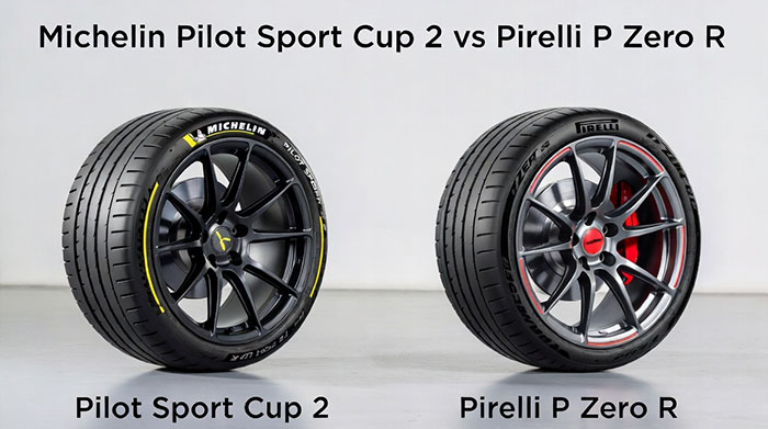Сравнение полусликов: Pilot Sport Cup 2 vs Pirelli P Zero R.