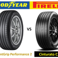Сравнение шин: Goodyear EfficientGrip Performance 2 и Pirelli Cinturato C3.
