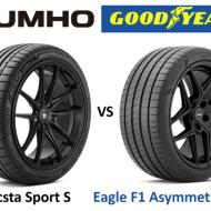 Kumho Ecsta Sport S vs Goodyear Eagle F1 Asymmetric 6: сравнительный тест летних UHP шин.