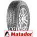 Matador  tyres r15,r16,r17,r18,r19,r20,r21,r22,r23.